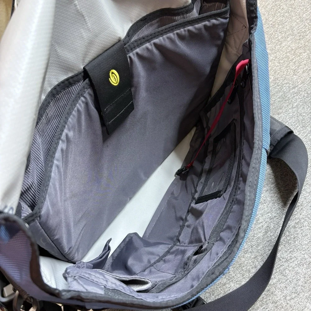 Timbuk2 Classic Messenger Bag Medium Blue Laptop Case Commuter Crossbody